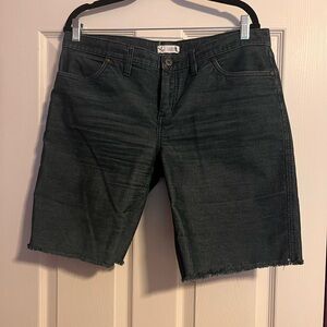 Carve Designs Dark Green Corduroy Cutoff Women’s Short